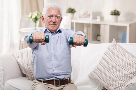 Front Raise, older man